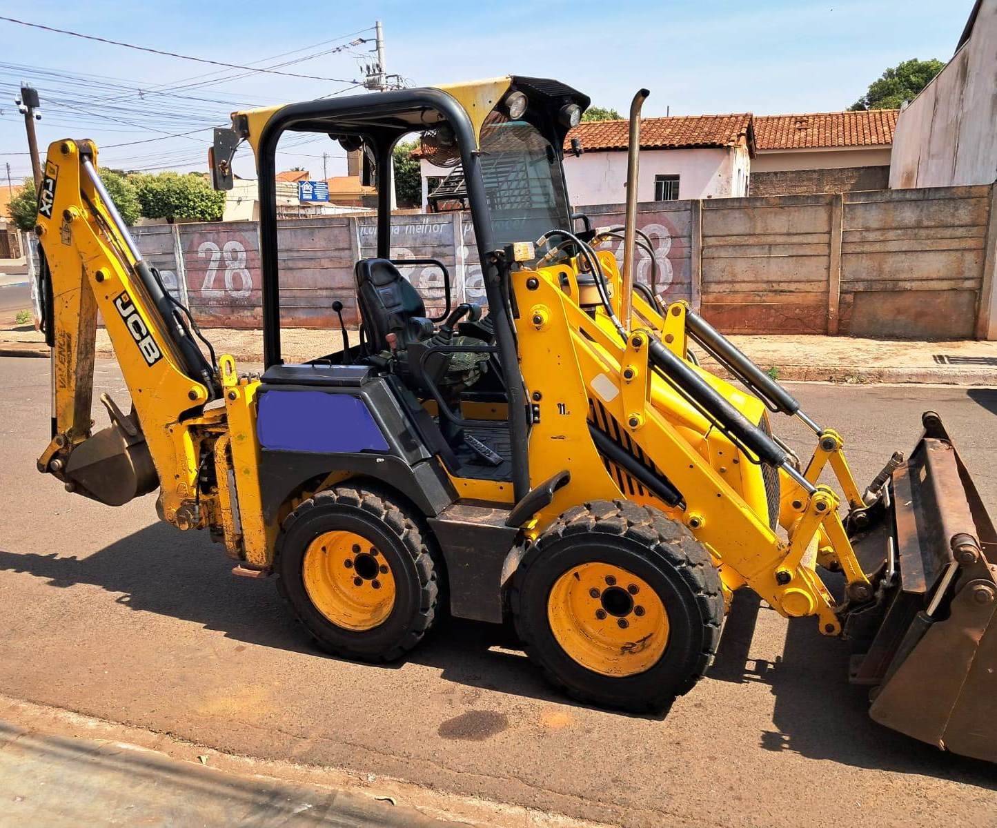 Mini Retro Escavadeira JCB 1CX - 25H307
