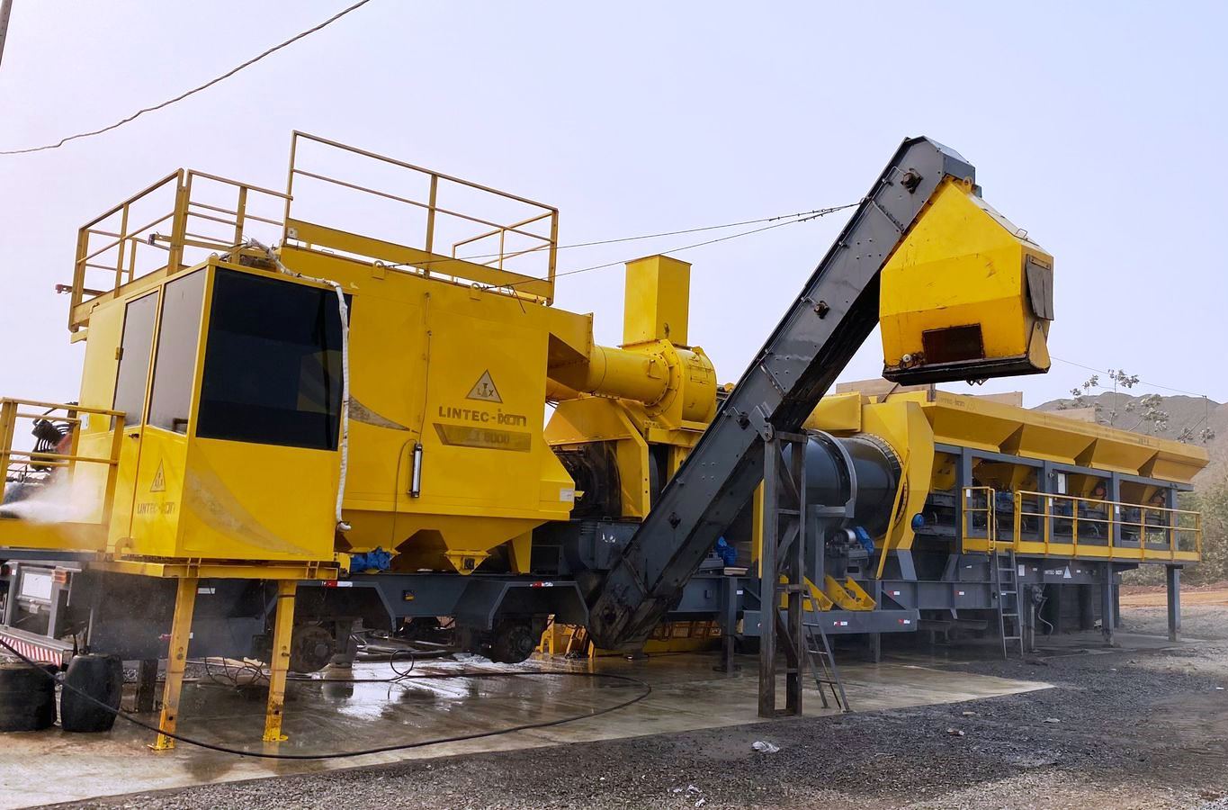 Usina Asfalto&nbsp;LINTEC-IXON&nbsp;LX8000 - 25M110