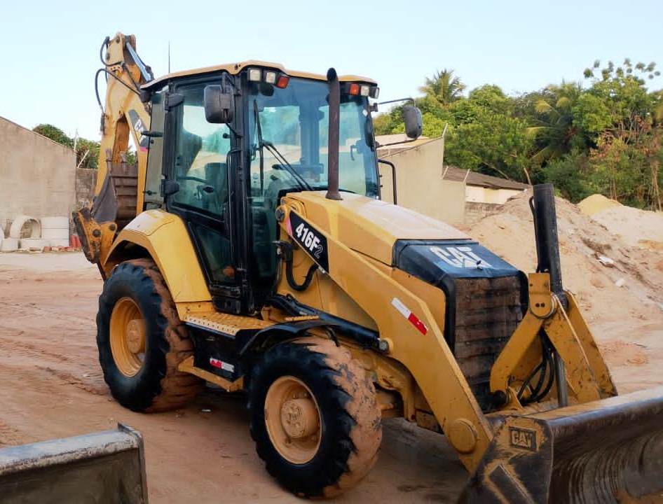 Retro Escavadeira&nbsp;CATERPILLAR&nbsp;416F - 25M505