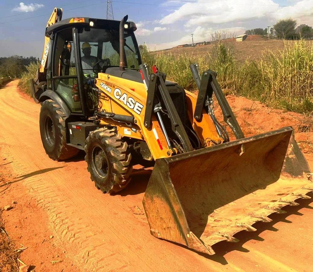 Retro Escavadeira&nbsp;CASE&nbsp;580N - 26C203