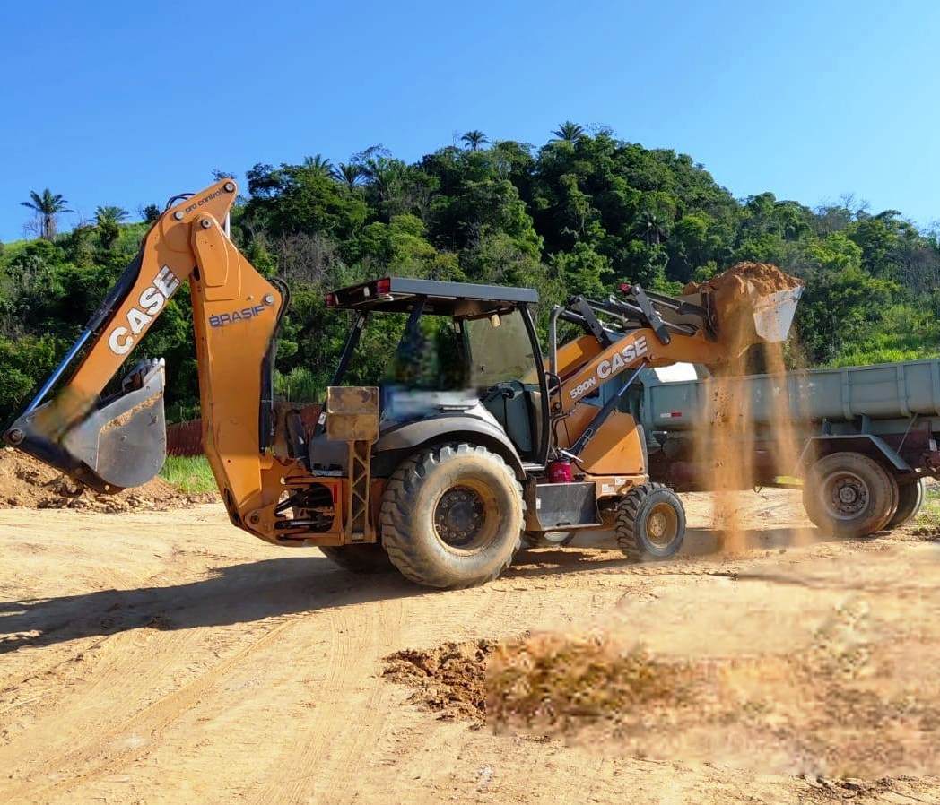 Retro Escavadeira&nbsp;CASE&nbsp;580N - 26C209